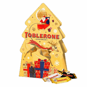 Новогодний подарочный набор шоколада Toblerone Xmas Tree, 144 г