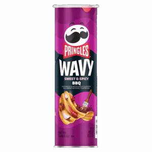 Картофельные чипсы Pringles Wavy Sweet & Tangy BBQ со вкусом сладкого и острого соуса барбекю, 137 г