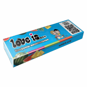 Жевательные конфеты Love Is со вкусом арбуз-тропик, 20 г