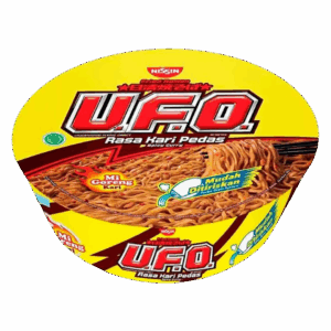 Лапша быстрого приготовления Nissin UFO Rasa Kari с острым соусом карри, 88 г
