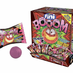 FINI Карамель леденцовая "Boom" клубника кислая 5гр