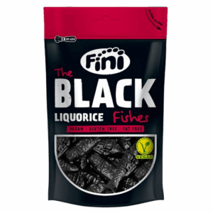 FINI Мармелад "BLACK" Рыбы лакричные VEGAN 180гр