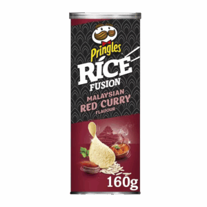 Картофельные чипсы Pringles Rice Fusion Malaysian Red Curry со вкусом малазийского красного карри, 160 г