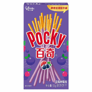 Бисквитные палочки Glico Pocky со вкусом лесных ягод, 55 г