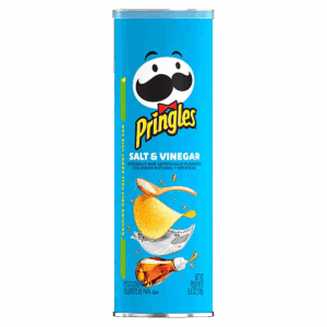 Картофельные чипсы Pringles Salt & Vinegar со вкусом соли и уксуса, 158 г