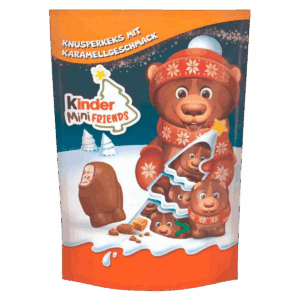 Конфеты Ferrero Christmas Kinder Mini Friends Knusperke Мини-Мишки, 122 г