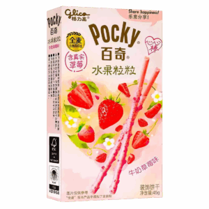 Бисквитные палочки Glico Pocky со вкусом мороженого и клубники, 45 г