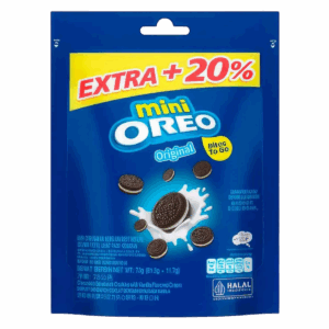 Печенье OREO Mini Vanilla Cream с ванильным кремом, 61,3 г + 11,7 г