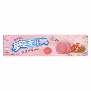 Печенье OREO со вкусом клубники и сакуры, 97 г