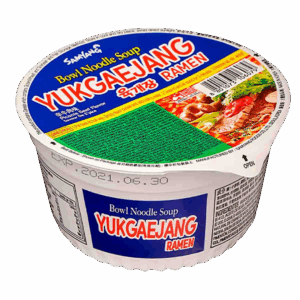 Лапша быстрого приготовления Samyang Yukgaejang Ramen острая со вкусом говядины, 86 г