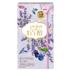 Бисквитные палочки Glico Pocky Pejoy Lavender and Blueberry со вкусом лаванды и черники, 48 г