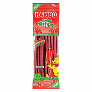 Мармелад Haribo Veggie Balla Stixx Erdbeere клубничные палочки, 200 г