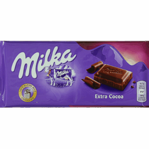 Темный шоколад Milka Extra Cocoa Dark, 55% какао, Chocolate (90 грамм)