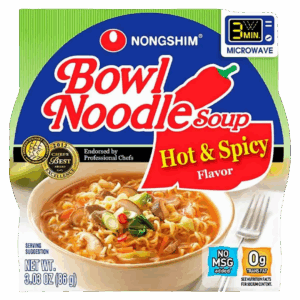 Лапша быстрого приготовления Nongshim Bowl Noodle Soup Hot & Spicy, 86 г