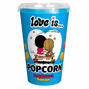 Попкорн Love Is со вкусом клубники и банана, 120 г