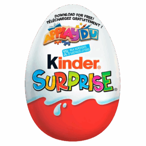 Шоколадное яйцо Kinder Surprise ApplayDu с игрушкой, 20 г