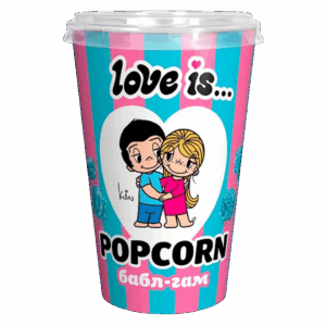 Попкорн Love Is со вкусом Бабл-Гам, 120 г