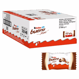 Шоколадно-вафельные батончики Kinder Bueno Mini с ореховой начинкой, 2700 г