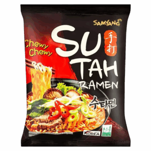 Лапша быстрого приготовления Samyang Sutah Ramen острая со вкусом говядины, 120 г