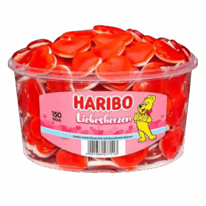 Жевательный мармелад Haribo Liebesherzen Влюбленные сердца, 1200 г