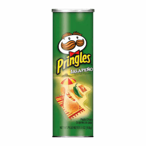 Картофельные чипсы Pringles Jalapeno со вкусом халапеньо, 158 г