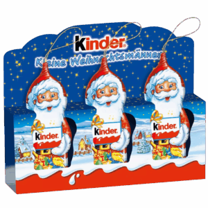 Шоколад Ferrero Christmas Kinder Schokolade Weihnachts три Санты, 45 г