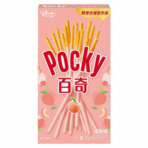 Бисквитные палочки Glico Pocky со вкусом персика, 55 г