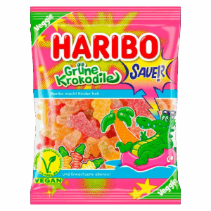 Жевательный мармелад Haribo Grune Krokodile - крокодилы, 175 г
