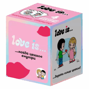 Сливочные жевательные конфеты Love Is со вкусом клубники, 85 г