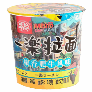 Лапша быстрого приготовления Naruto Pepper Fragrance Beef Flavour со вкусом говядины с ароматом перца, 90 г