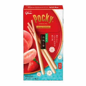 Бисквитные палочки Pocky Strawberry & Peach со вкусом клубники и персика, 78,4 г