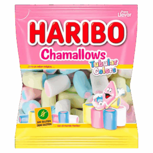 Маршмеллоу Haribo Chamallows Tubular Colors цветные трубочки, 90 г