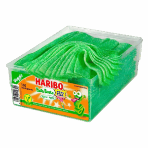 Жевательный мармелад Haribo Veggie Pasta Basta Apfel Sour полоски со вкусом кислого яблока, 1125 г