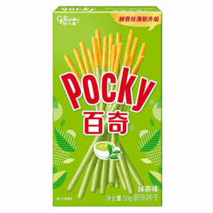 Бисквитные палочки Glico Pocky со вкусом зелёного чая, 50 г