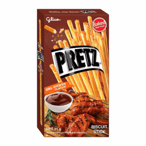 Палочки Glico Pretz BBQ Chicken Flavour со вкусом запечённых крылышек с соусом барбекю, 31 г