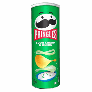 Картофельные чипсы Pringles Sour Cream & Onion со вкусом сметаны и лука, 165 г