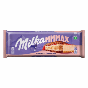 Молочный шоколад Milka Strawberry Cheesecake Chocolate (300 грамм)