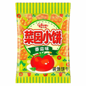 Мини крекеры Glico Garden Biscuits Tomato со вкусом томата, 50 г