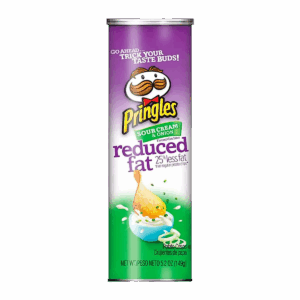 Картофельные чипсы Pringles Sour Cream & Onion (reduced fat), 149 г