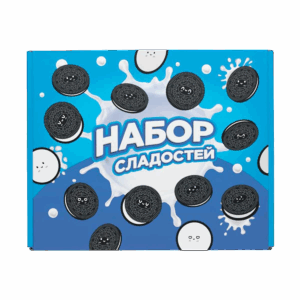 Подарочный картонный бокс для сладостей и подарков OREO Box - 25х21х9
