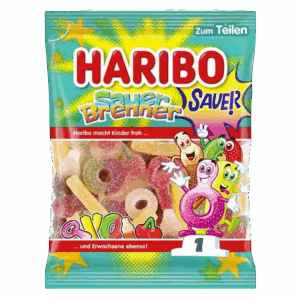 Жевательный мармелад Haribo Sauerbrenner Кислый Набор, 160 г