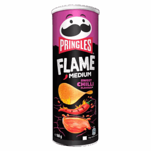 Картофельные чипсы Pringles Flame Medium Sweet Chili со вкусом сладкого перца чили, 160 г