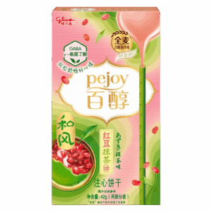 Бисквитные палочки Glico Pocky Pejoy Red Bean Matcha со вкусом красной фасоли и чая матча, 42 г