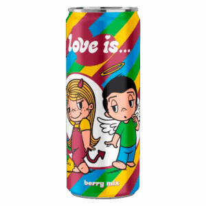 Газированный напиток Love Is со вкусом Ягодный микс, 330 мл