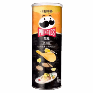 Чипсы Pringles Black truffle velvet mashed potato со вкусом бархатного пюре из черного трюфеля, 80 г