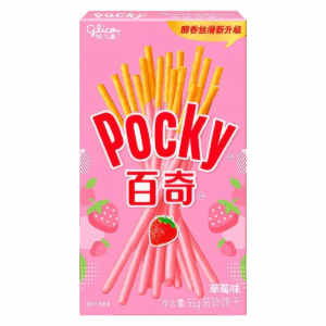 Бисквитные палочки Glico Pocky со вкусом клубники, 55 г