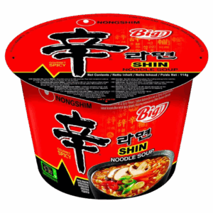 Лапша быстрого приготовления Nongshim Shin Ramyun с говядиной с острым соусом, 114 г