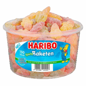 Жевательный мармелад Haribo Saure Raketen ракеты, 1200 г