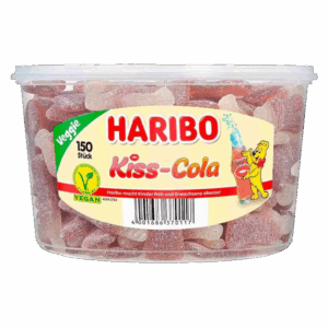 Жевательный мармелад Haribo Veggie Kisscola Поцелуй со вкусом колы, 1350 г