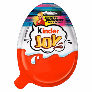 Шоколадное яйцо Kinder Joy Funko + Fast & Furious (серия Фанко + Форсаж) с игрушкой, 20 г